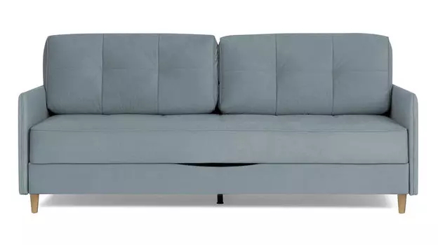 Прямой диван Amani PRO с узкими подлокотниками, ножки массив