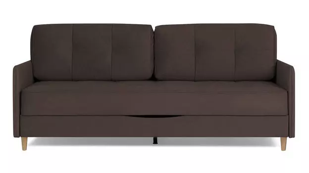 Прямой диван Amani PRO с узкими подлокотниками, ножки массив