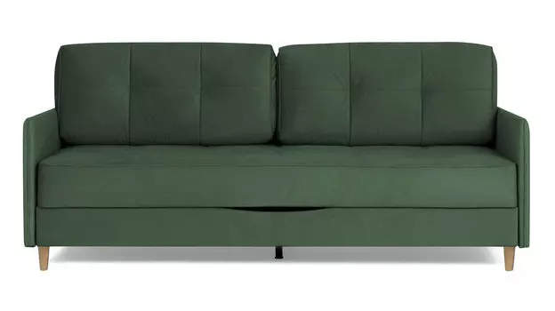 Прямой диван Amani PRO с узкими подлокотниками, ножки массив