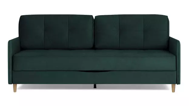 Прямой диван Amani PRO с узкими подлокотниками, ножки массив