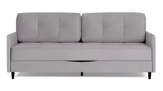 Прямой диван Amani PRO с узкими подлокотниками, ножки пластик