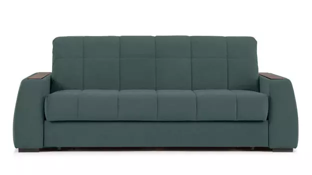 Прямой диван Domo Pro c полками цвет Венге, стежка квадрат