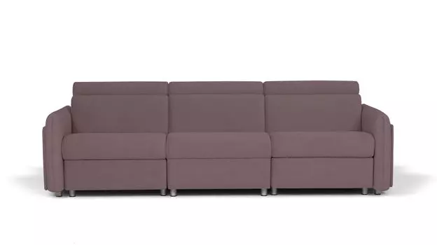 Прямой диван Hogan 3-местный с 2 реклайнерами