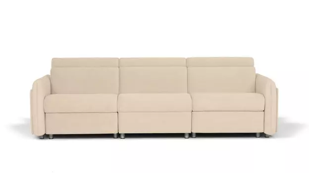 Прямой диван Hogan 3-местный с 2 реклайнерами