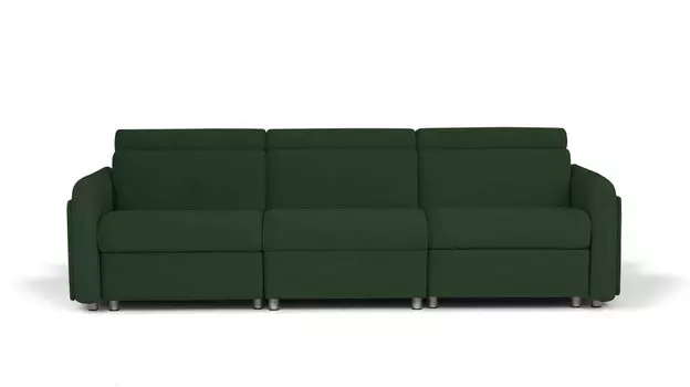 Прямой диван Hogan 3-местный с 2 реклайнерами