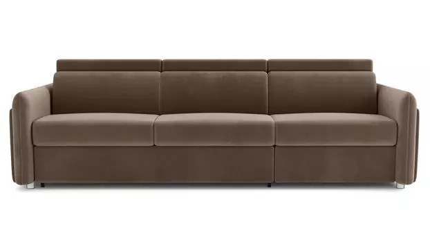 Прямой диван Hogan, трехместный, с реклайнером справа