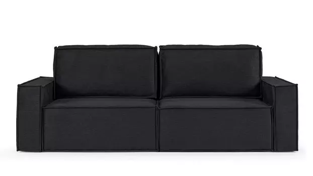 Прямой диван Klark 2 секционный с широкими подлокотниками