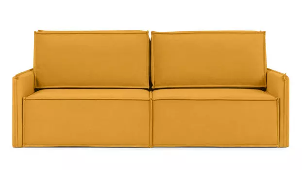 Прямой диван Klark 2 секционный с узкими подлокотниками