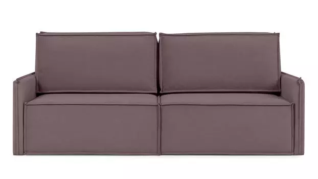 Прямой диван Klark 2 секционный с мягким уровнем посадки и узкими подлокотниками