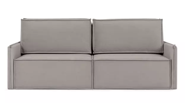 Прямой диван Klark 2 секционный с мягким уровнем посадки и узкими подлокотниками