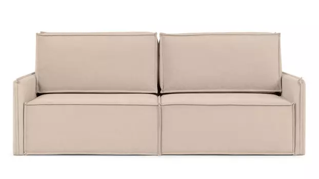 Прямой диван Klark 2 секционный с узкими подлокотниками