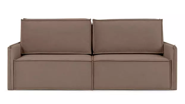 Прямой диван Klark 2 секционный с узкими подлокотниками