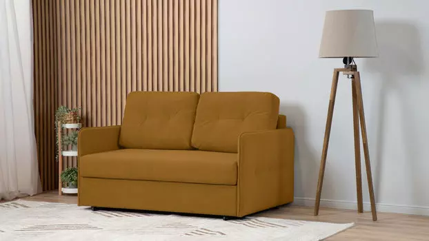 Прямой диван Loko MINI с узкими подлокотниками