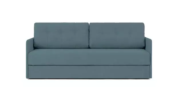 Прямой диван Loko Pro с анатомическим матрасом и узкими подлокотниками