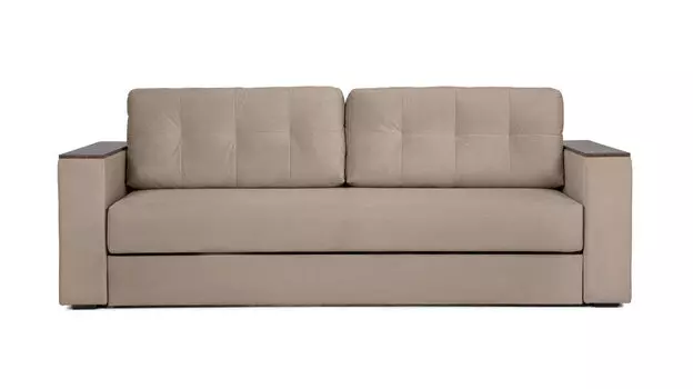 Прямой диван Loko Pro с хранением в подлокотниках