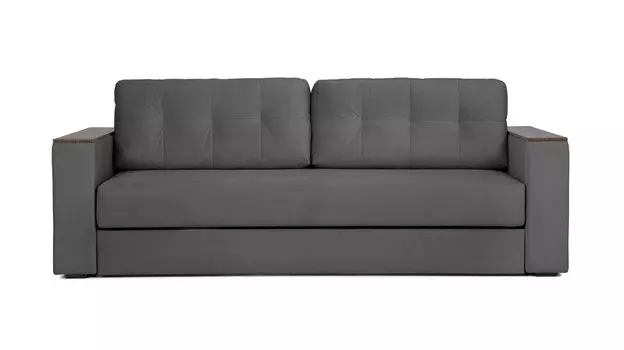 Прямой диван Loko Pro с хранением в подлокотниках