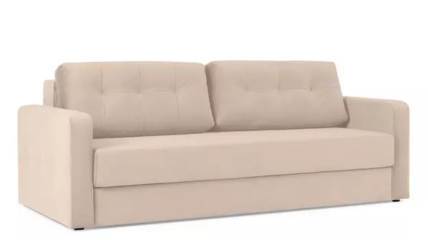 Прямой диван Loko Pro с анатомическим матрасом и широкими подлокотниками