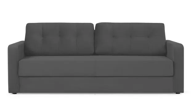 Прямой диван Loko Pro с анатомическим матрасом и широкими подлокотниками