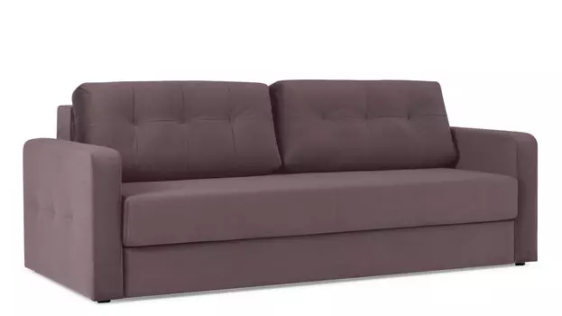 Прямой диван Loko Pro с анатомическим матрасом и широкими подлокотниками