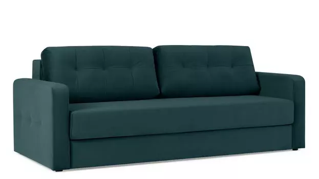 Прямой диван Loko Pro с анатомическим матрасом и широкими подлокотниками