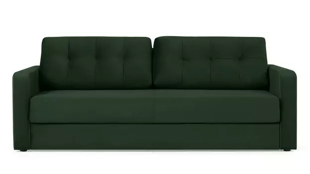 Прямой диван Loko Pro с анатомическим матрасом и широкими подлокотниками