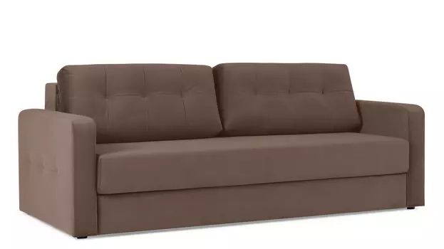 Прямой диван Loko Pro с анатомическим матрасом и широкими подлокотниками