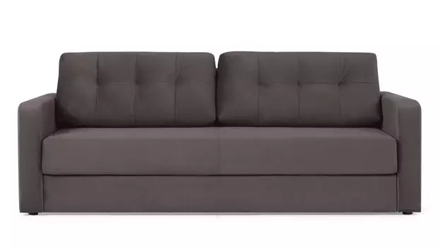 Прямой диван Loko Pro с анатомическим матрасом и широкими подлокотниками