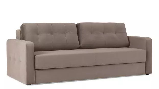 Прямой диван Loko Pro с анатомическим матрасом и широкими подлокотниками