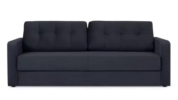 Прямой диван Loko Pro с анатомическим матрасом и широкими подлокотниками