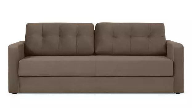 Прямой диван Loko Pro с анатомическим матрасом и широкими подлокотниками