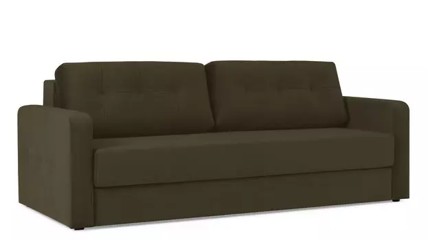 Прямой диван Loko Pro с анатомическим матрасом и широкими подлокотниками