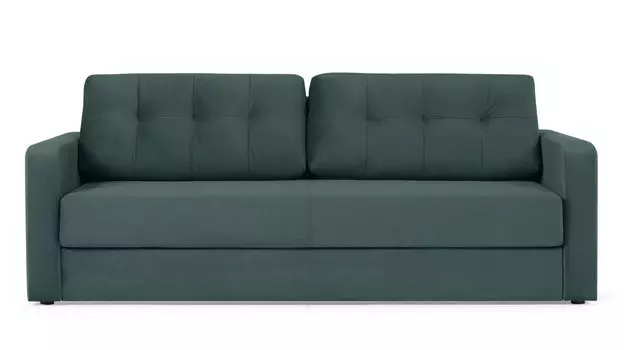 Прямой диван Loko Pro с широкими подлокотниками, с матрасом комбинированной жесткости