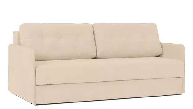 Прямой диван Loko Pro с анатомическим матрасом и узкими подлокотниками