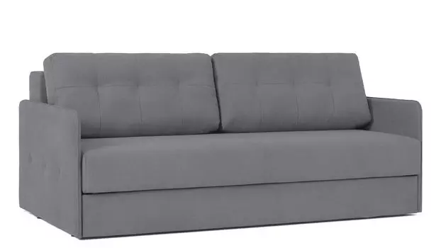 Прямой диван Loko Pro с анатомическим матрасом и узкими подлокотниками