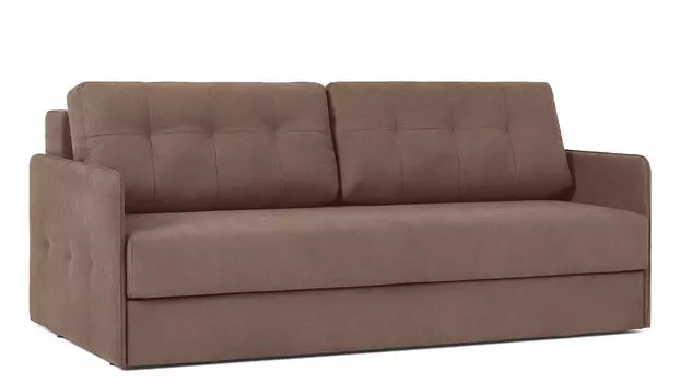 Прямой диван Loko Pro с анатомическим матрасом и узкими подлокотниками