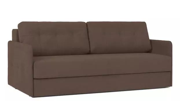 Прямой диван Loko Pro с анатомическим матрасом и узкими подлокотниками