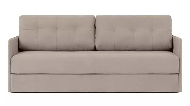 Прямой диван Loko Pro с анатомическим матрасом и узкими подлокотниками