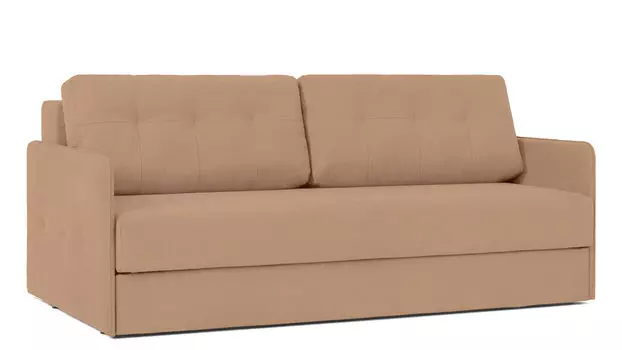 Прямой диван Loko Pro с анатомическим матрасом и узкими подлокотниками