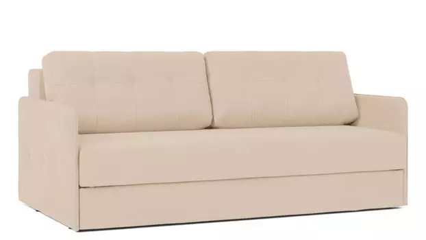 Прямой диван Loko Pro с анатомическим матрасом и узкими подлокотниками