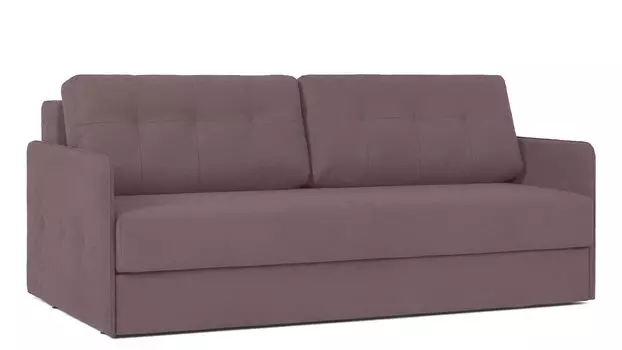 Прямой диван Loko Pro с анатомическим матрасом и узкими подлокотниками