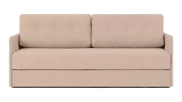 Прямой диван Loko Pro с анатомическим матрасом и узкими подлокотниками