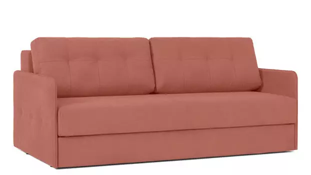 Прямой диван Loko Pro с анатомическим матрасом и узкими подлокотниками