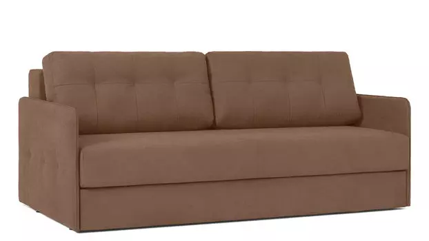 Прямой диван Loko Pro с анатомическим матрасом и узкими подлокотниками