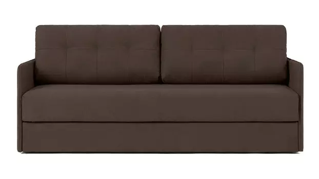 Прямой диван Loko Pro с анатомическим матрасом и узкими подлокотниками