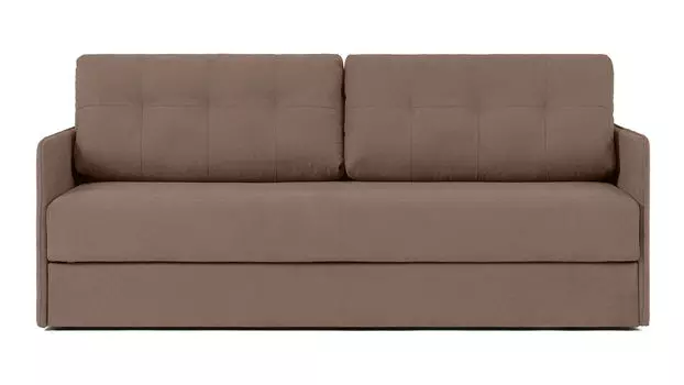 Прямой диван Loko Pro с анатомическим матрасом и узкими подлокотниками