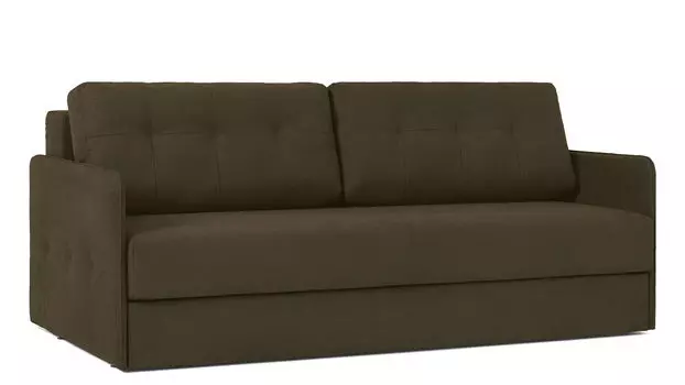 Прямой диван Loko Pro с анатомическим матрасом и узкими подлокотниками