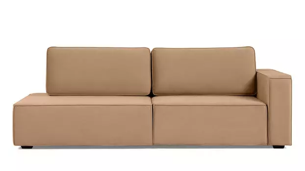 Прямой диван Ralf 2-секционный, без подлокотника слева