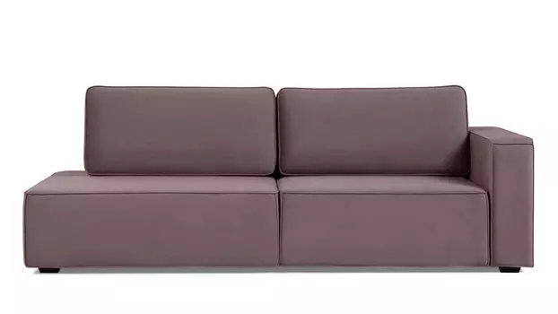 Прямой диван Ralf 2-секционный, без подлокотника слева