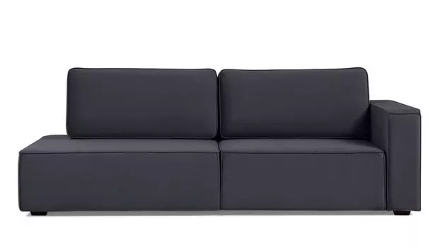 Прямой диван Ralf 2-секционный, без подлокотника слева