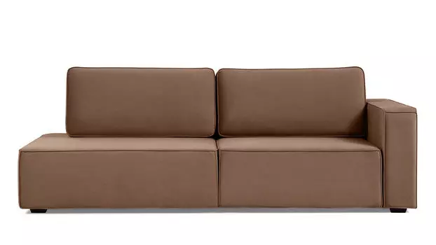 Прямой диван Ralf 2-секционный, без подлокотника слева